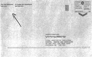 VS Postage Paid Envelope